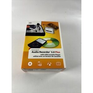 Audio Recorder 3.0 Plus W/ USB Cassette Player (Honestech)  NEW